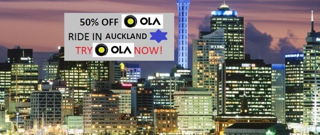 50% Off Ola Rides in Auckland